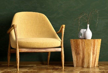 photo of a beautiful mid-century chair
