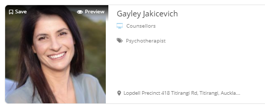 screen shot of how a counsellor image looks in the directory listings on talkingworks