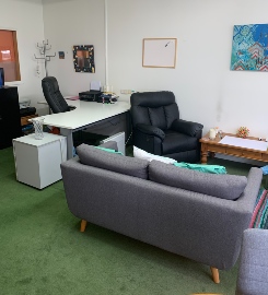 Lovely large furnished therapy room, Lower Hutt.