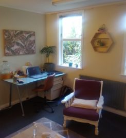 Cosy therapy room in the gardens (weekends only)