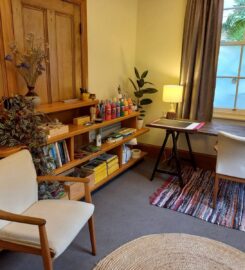 Spacious therapy room in historic Spinks Cottage