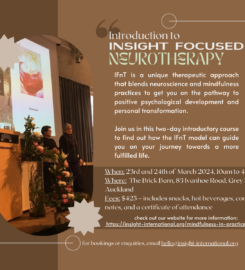 Insight International presents: Introduction to Insight Focused Neurotherapy | 23rd and 24th of March 2024