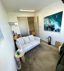 Therapy room in counselling hub