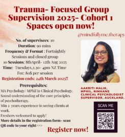 2025 Trauma Focused Group Supervision