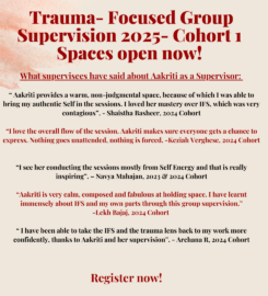2025 Trauma Focused Group Supervision