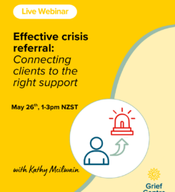 LIVE WEBINAR | Effective crisis referral: Connecting clients to the right support.