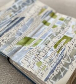 A winter wandering through altered books.